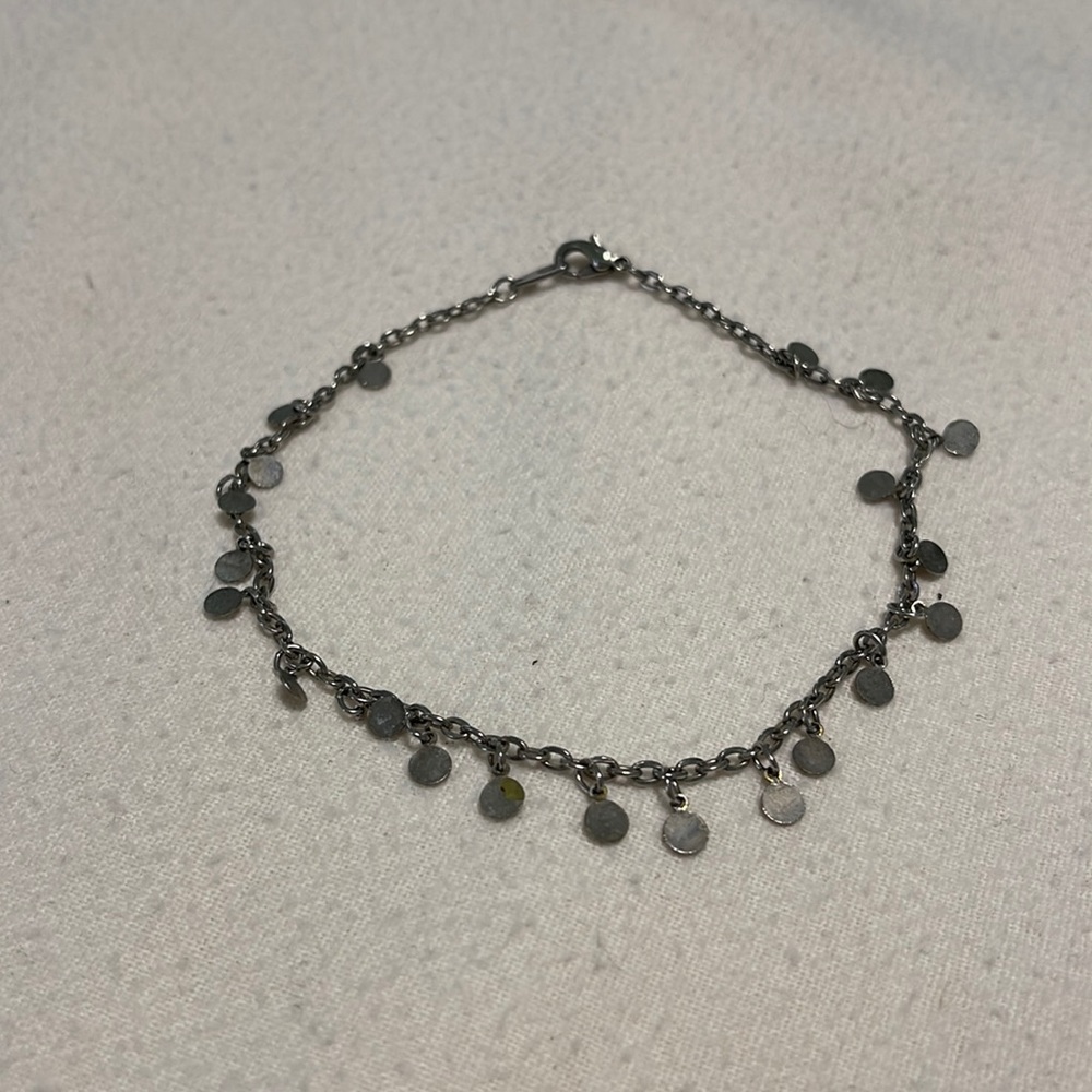 Silver anklet*